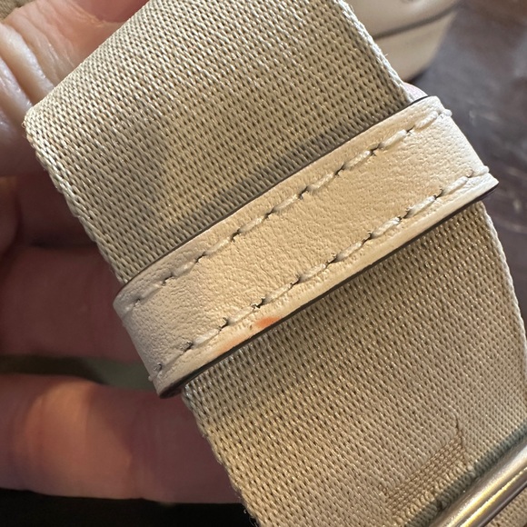 Coach Mini Town Bucket Bag Chalk Beige Polished Pebble Leather w/ 2 straps - Picture 8 of 12